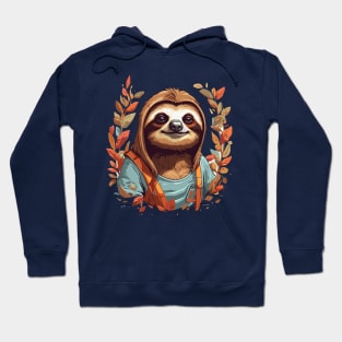 Sloth Lover Design Art Hoodie